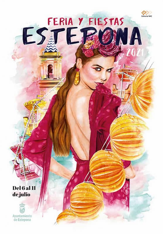 Cartel de la Feria Mayor de Estepona de 2021