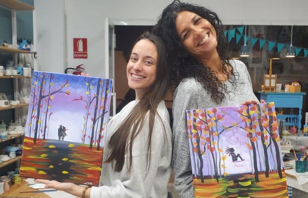 Ambiente del estudio de cerámica en Estepona