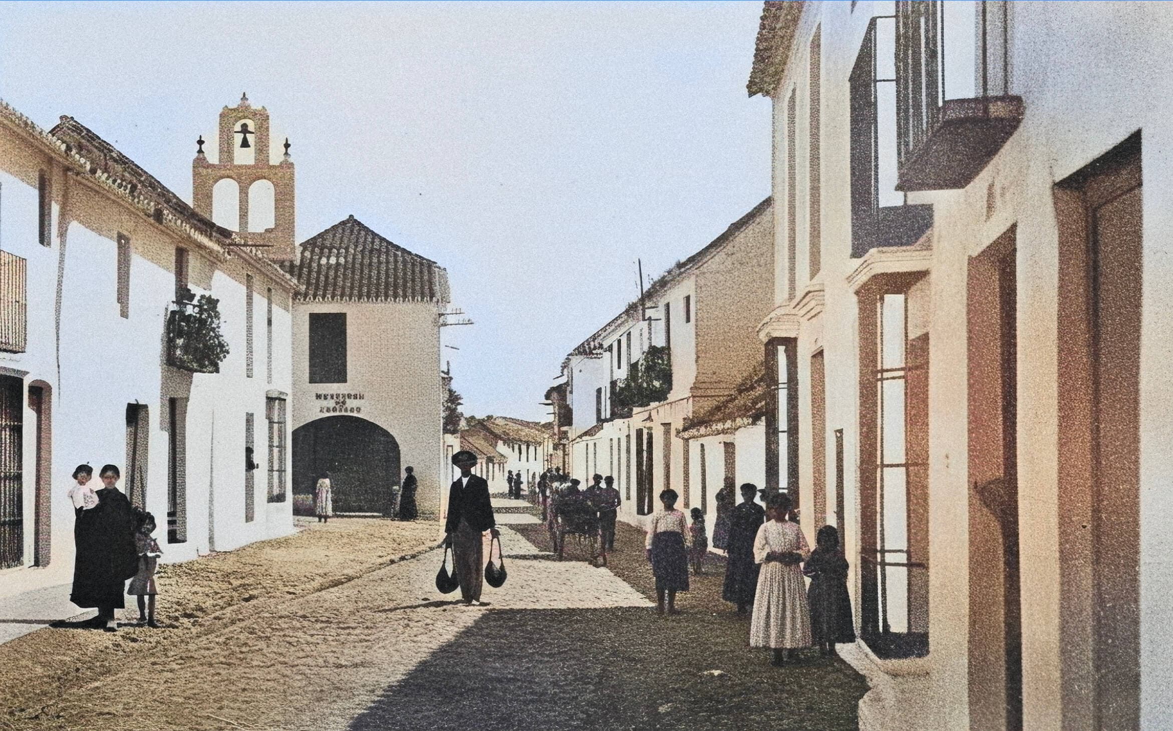 Calle Caridad — imagen histórica