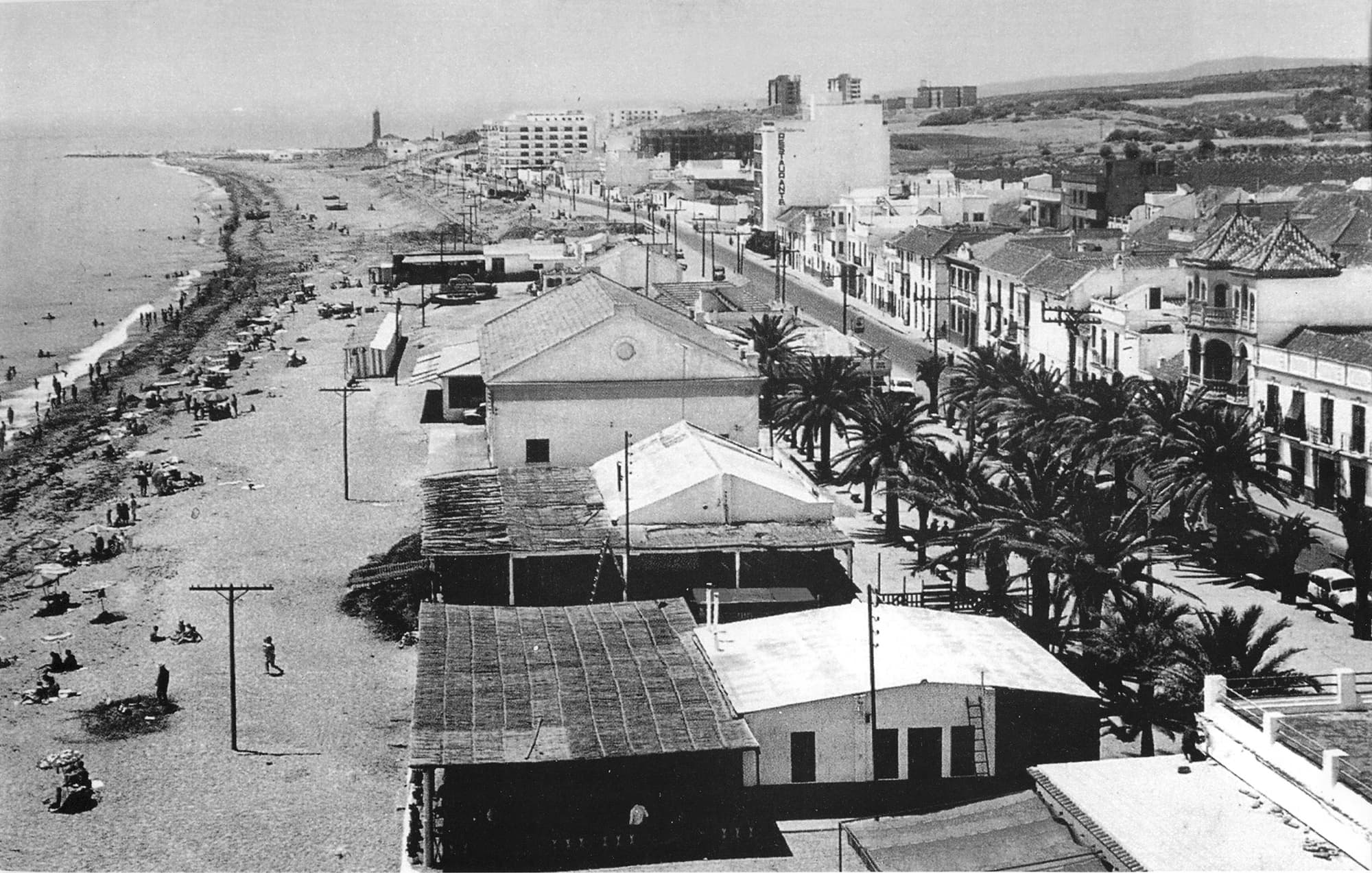 Paseo Marítimo y playa — imagen histórica