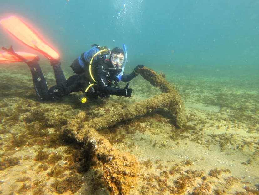 Bautismo de buceo en el puerto de Estepona