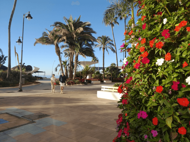 Paseo peatonal del Bulevar de Estepona