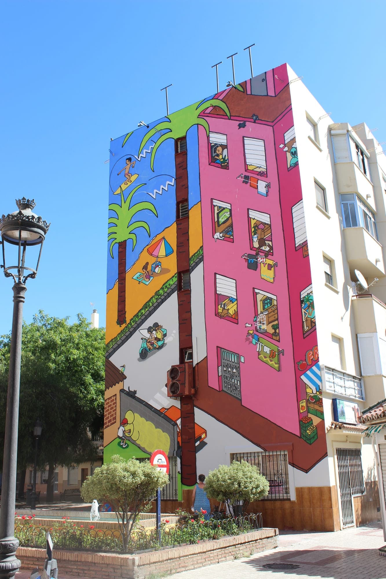 Mural "Sin Título" de Erfren Calderón en Estepona