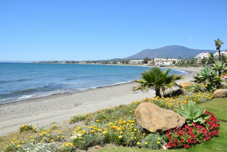 Playa de Guadalmansa — arena y litoral este tranquilo de Estepona